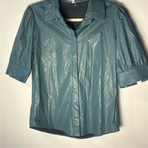 Tyler Boe Blue Alice Pleather Vegan Leather